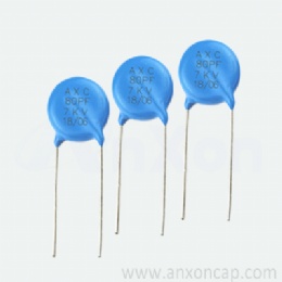 AnXon 7KV 80PF SL Radial Lead High Voltage Disc Ceramic Capacitor
